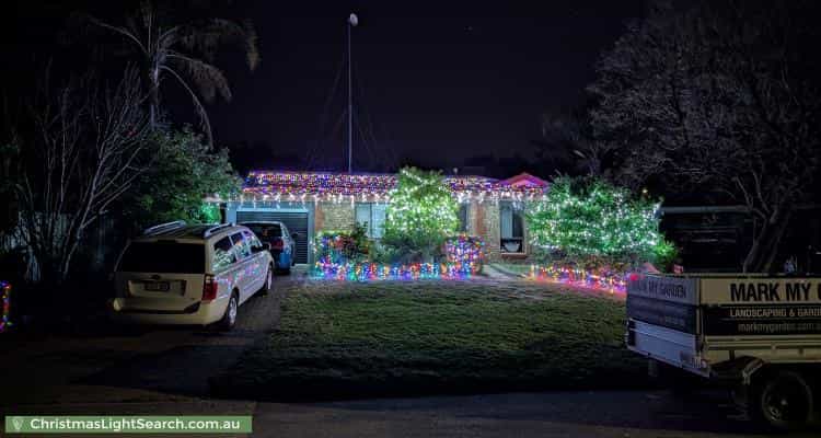 Christmas Light display at 23 McIlwaine Crescent, Noarlunga Downs