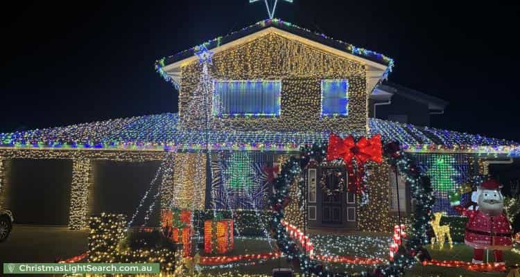 Christmas Light display at 40 Catania Street South, Wishart