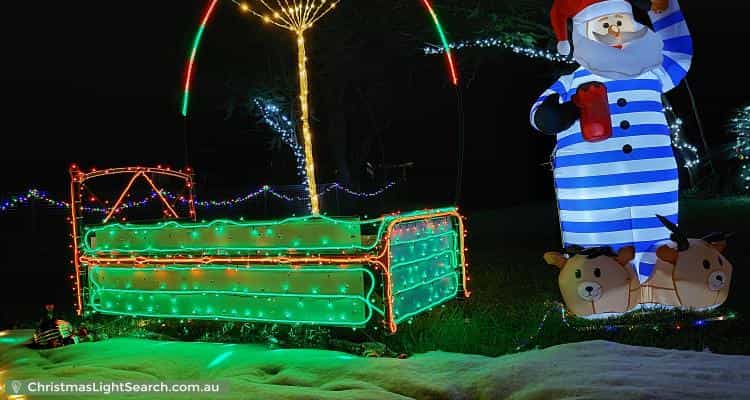 Christmas Light display at 22 Vicki Street, Redbank Plains