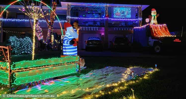 Christmas Light display at 22 Vicki Street, Redbank Plains