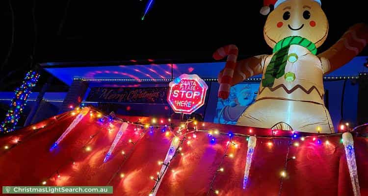 Christmas Light display at 22 Vicki Street, Redbank Plains