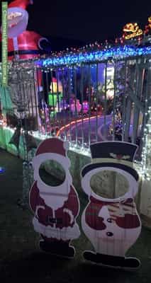 Christmas Light display at  Bindoon Loop, Huntingdale