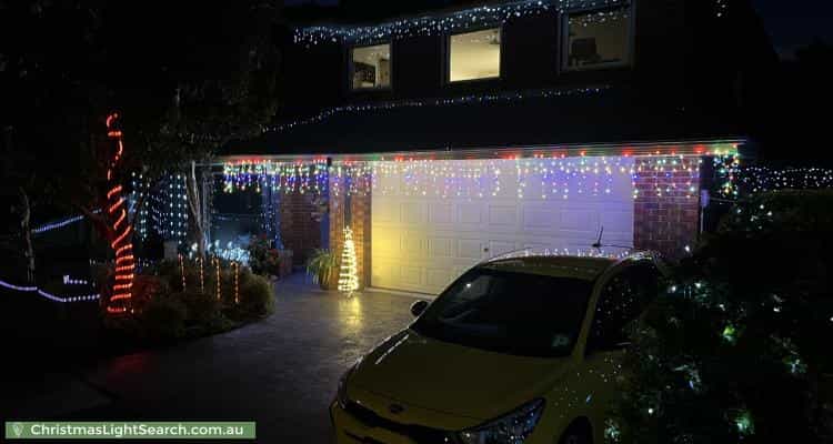 Christmas Light display at 30 Winston Way, Murrumbeena
