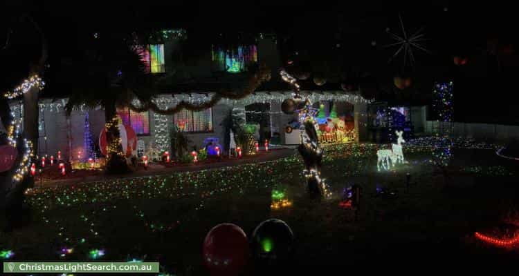 Christmas Light display at 1 Waikiki Road, Safety Bay
