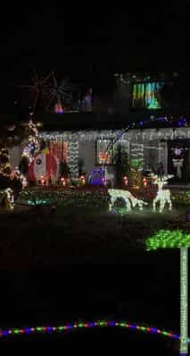 Christmas Light display at 1 Waikiki Road, Safety Bay