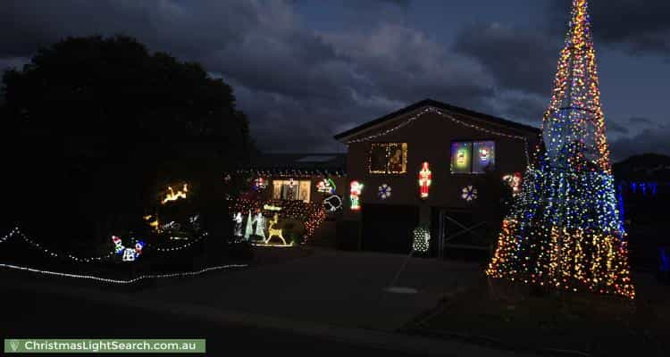 Christmas Light display at 22 Middleton Circuit, Gowrie