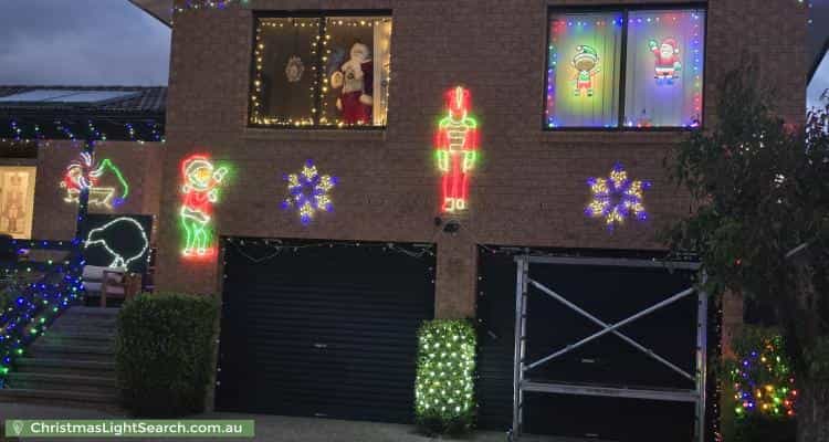 Christmas Light display at 22 Middleton Circuit, Gowrie