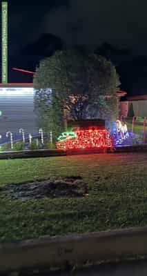 Christmas Light display at 45 Rockys Way, Lilydale