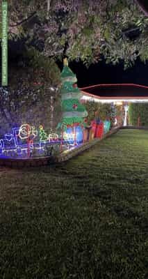 Christmas Light display at 45 Rockys Way, Lilydale