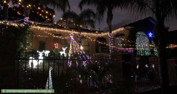 Christmas Light display at 6 Cooinda Crescent, Athelstone