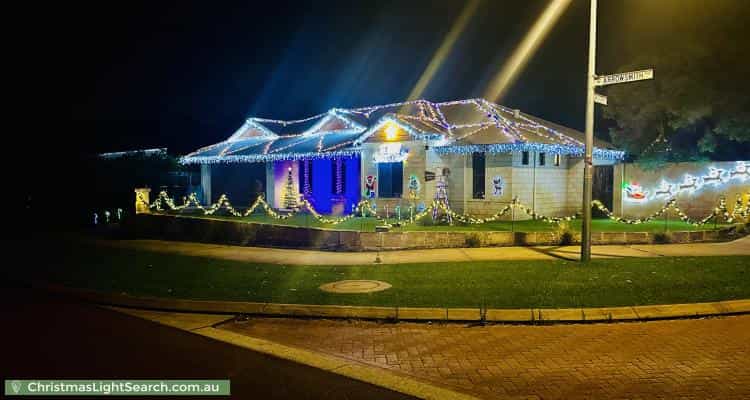 Christmas Light display at 21 Arrowsmith Avenue, Ellenbrook