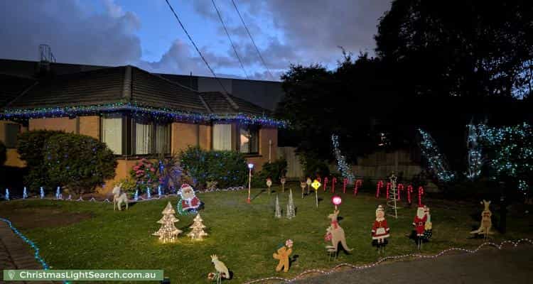Christmas Light display at 7 Lower Court, Nunawading