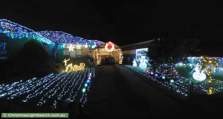 Christmas Light display at 29 Bronwyn Crescent, Salisbury North