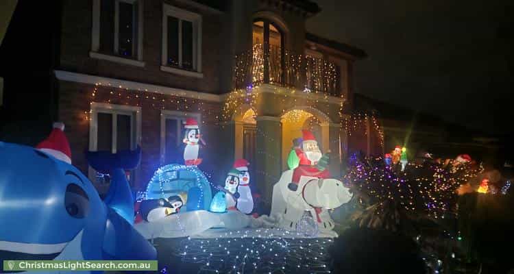 Christmas Light display at 4 Settlers Way, Cairnlea
