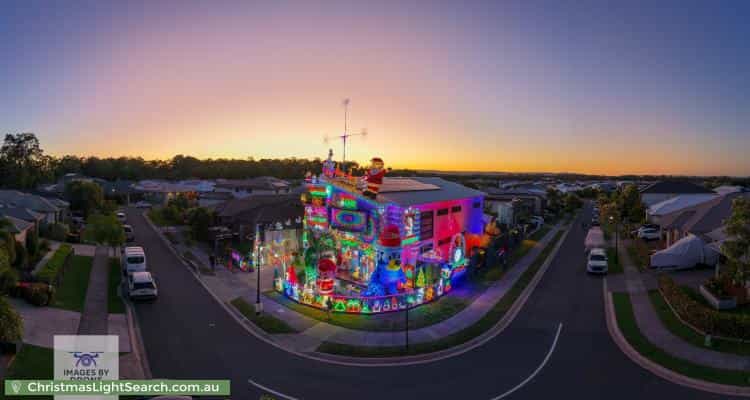 Christmas Light display at 12 Bedarra Crescent, Burpengary East