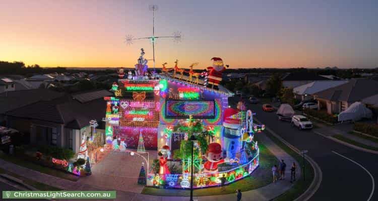 Christmas Light display at 12 Bedarra Crescent, Burpengary East