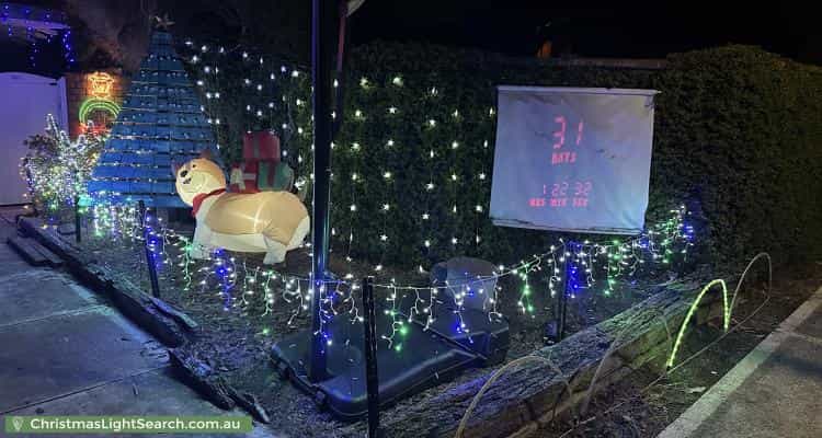 Christmas Light display at 2 Cannes Avenue, Grange