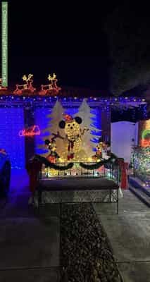 Christmas Light display at 2 Cannes Avenue, Grange
