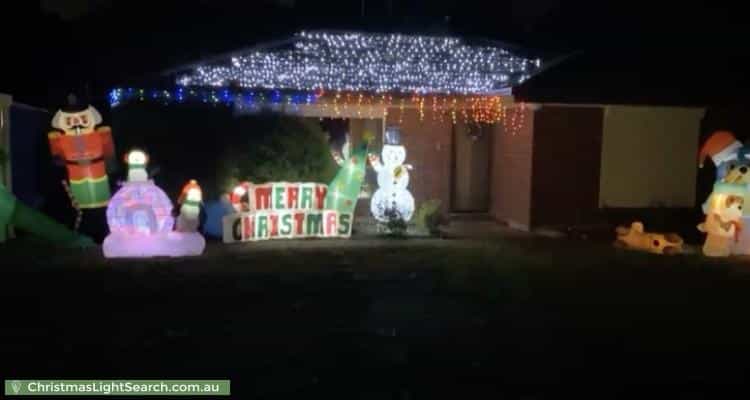 Christmas Light display at 3 Walker Street, Parafield Gardens