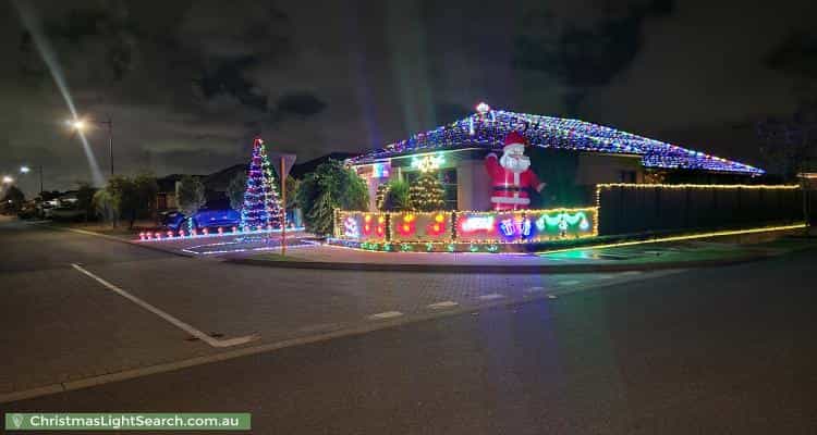 Christmas Light display at 28 Apatite Street, Banjup