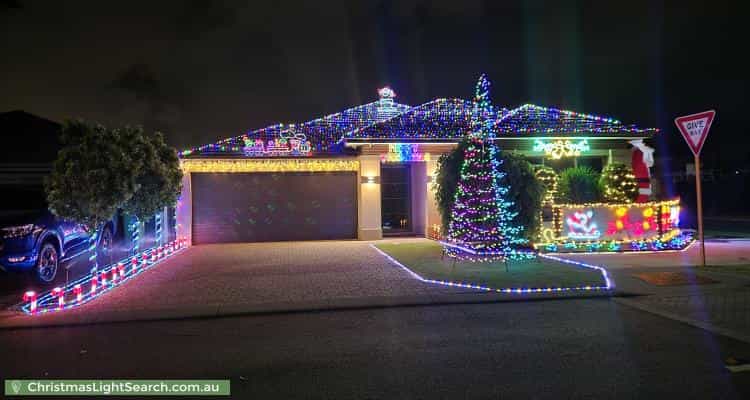 Christmas Light display at 28 Apatite Street, Banjup