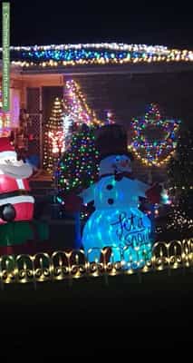Christmas Light display at 4 Dromana Court, Ravenswood
