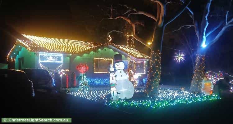 Christmas Light display at  Attiwell Circuit, Kambah