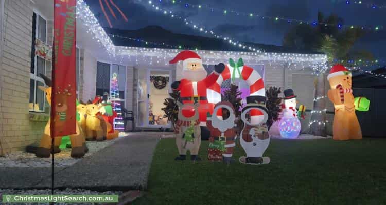 Christmas Light display at 5 Longcove Place, Parkwood