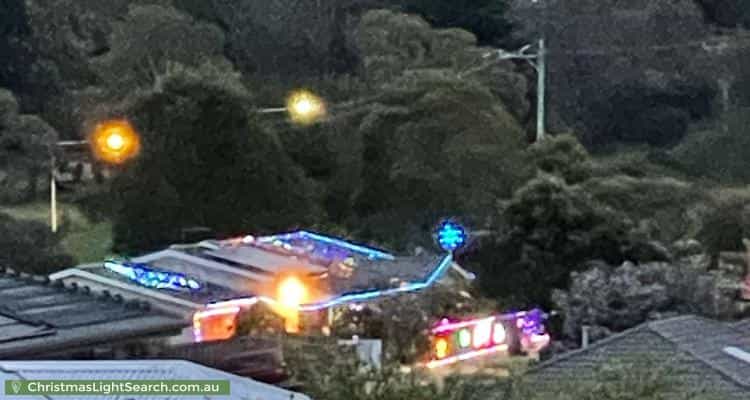 Christmas Light display at 17 Sefton Grange, Mount Martha