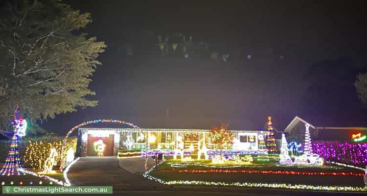 Christmas Light display at 65 McCall Avenue, Camden South