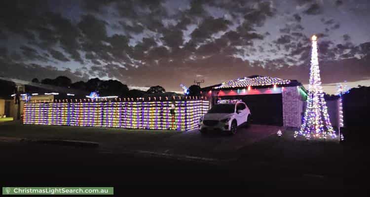 Christmas Light display at 26 Village Way, Bracken Ridge