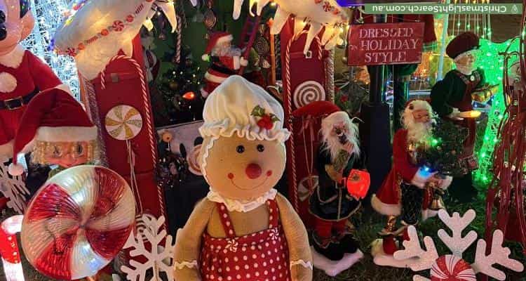 Christmas Light display at 29 Shaftsbury Street, Coburg