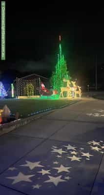 Christmas Light display at 4 Erin Court, Gulfview Heights