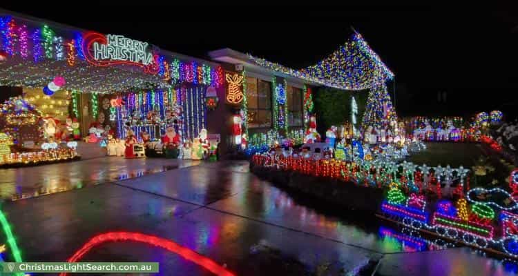 Christmas Light display at 3 Dowling Road, Oakleigh South