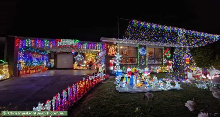 Christmas Light display at 3 Dowling Road, Oakleigh South