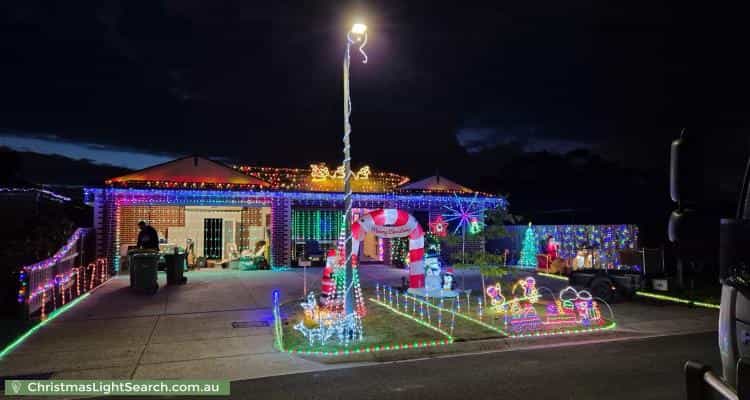 Christmas Light display at 9 Thom Road, Lang Lang