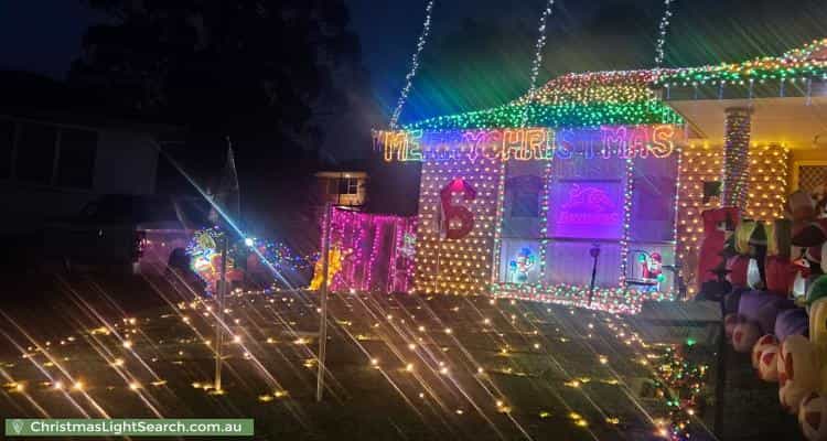 Christmas Light display at 31 Butler Crescent, South Penrith