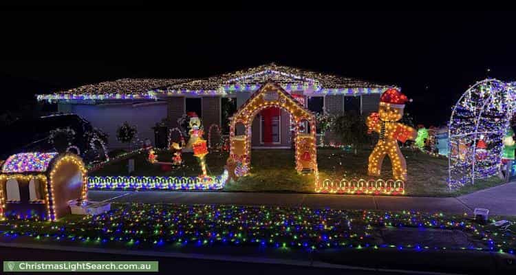 Christmas Light display at 7 Orchard Court, Drouin