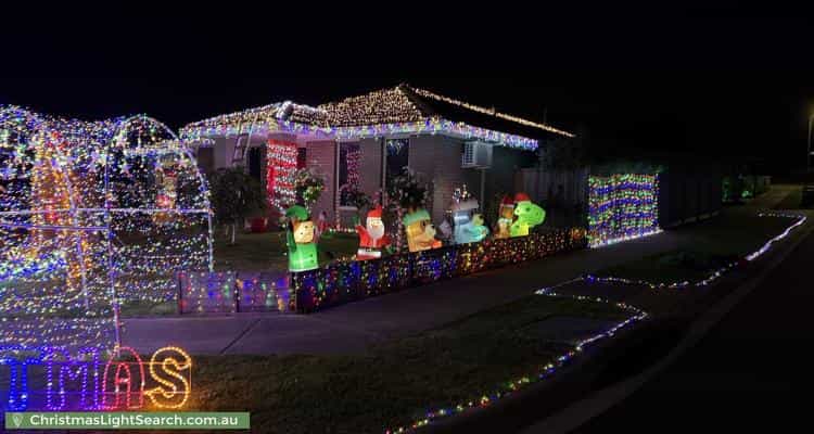 Christmas Light display at 7 Orchard Court, Drouin