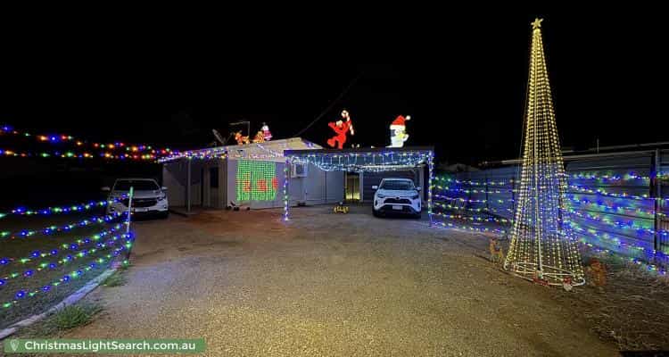 Christmas Light display at 114 Bloomfield Street, Gillen