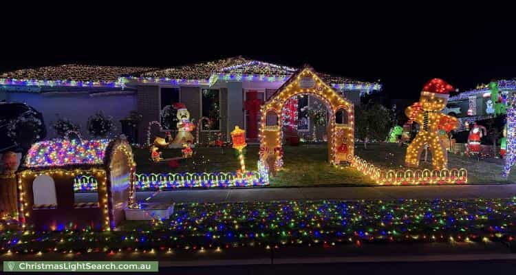 Christmas Light display at 7 Orchard Court, Drouin