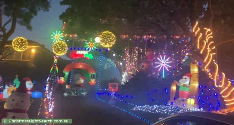 Christmas Light display at 27 Earnshaw Street, Gladesville