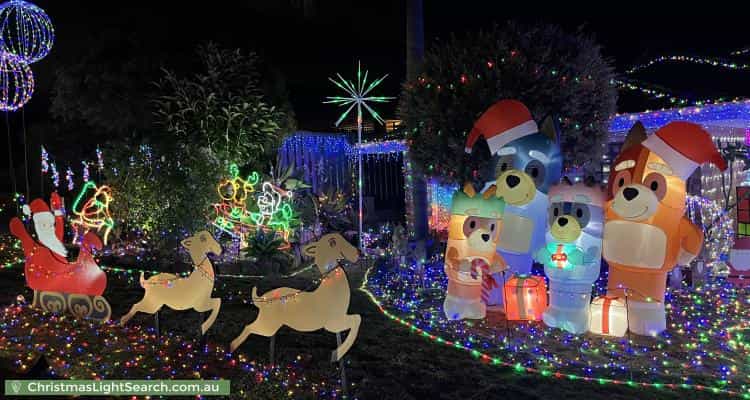 Christmas Light display at 12 Carmen Court, Joondalup