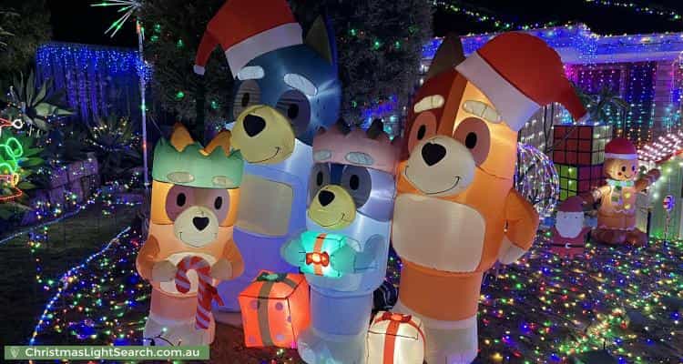 Christmas Light display at 12 Carmen Court, Joondalup