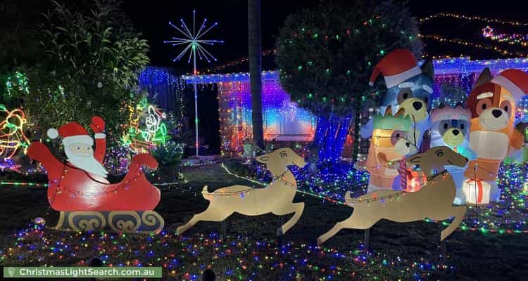 Christmas Light display at 12 Carmen Court, Joondalup