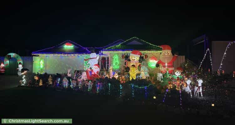 Christmas Light display at 49 Gardenia Drive, Birkdale