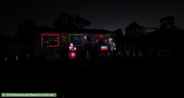 Christmas Light display at 44 De Meyrick Avenue, Casula