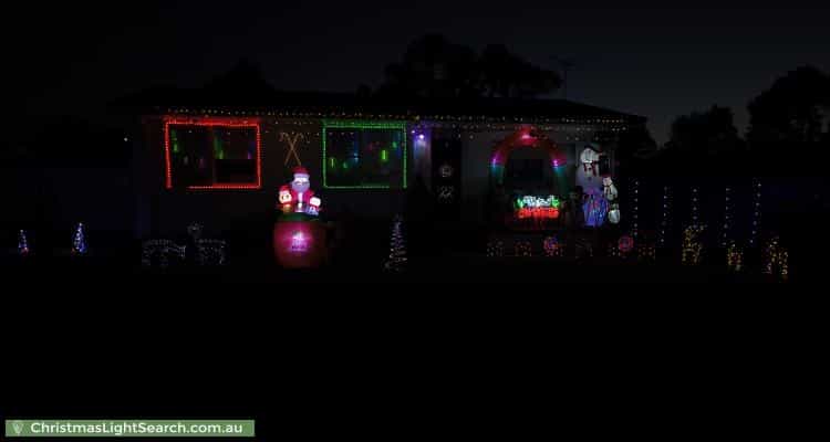 Christmas Light display at 44 De Meyrick Avenue, Casula