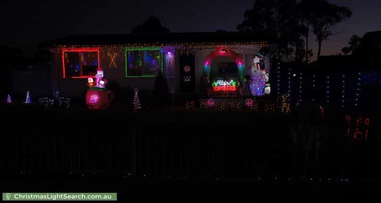 Christmas Light display at 44 De Meyrick Avenue, Casula