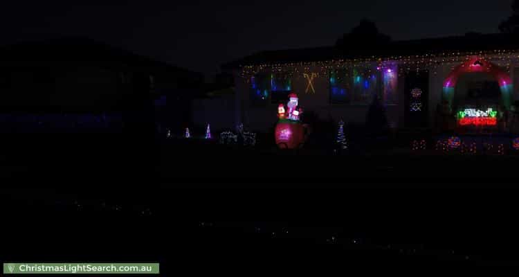 Christmas Light display at 44 De Meyrick Avenue, Casula